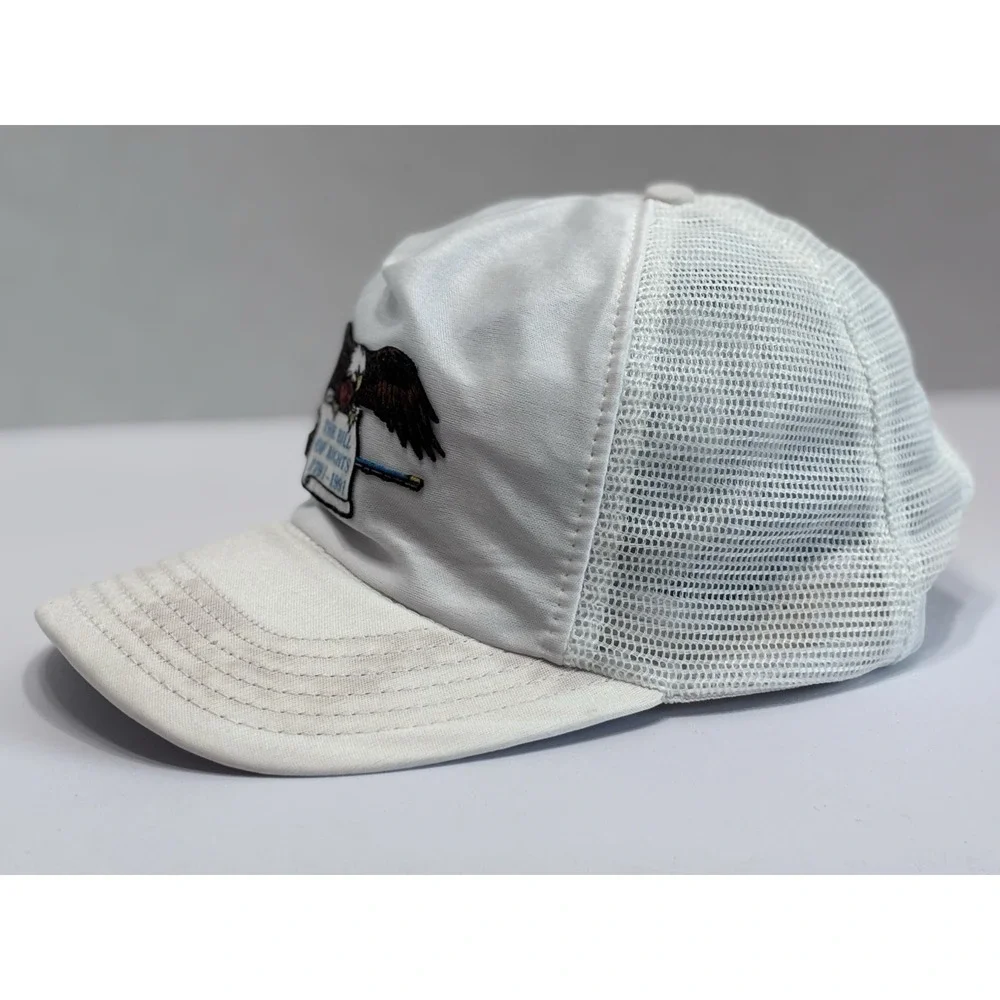 Vintage NRA Snapback Hat Bill of Rights 1791–1991 Eagle Made in USA‎ Trucker Cap